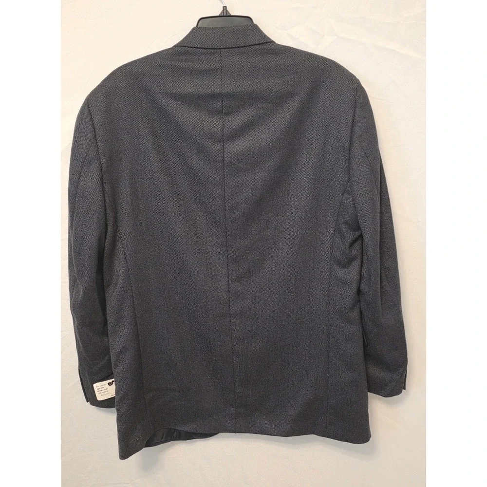 Chereskin 44R 100% Lambswool Blazer Charcoal Gray 3-Button Sport Coat Jacket Men